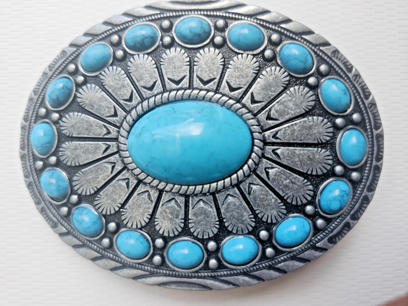 BELT BUCKEL ~ Western Style Navaho motief