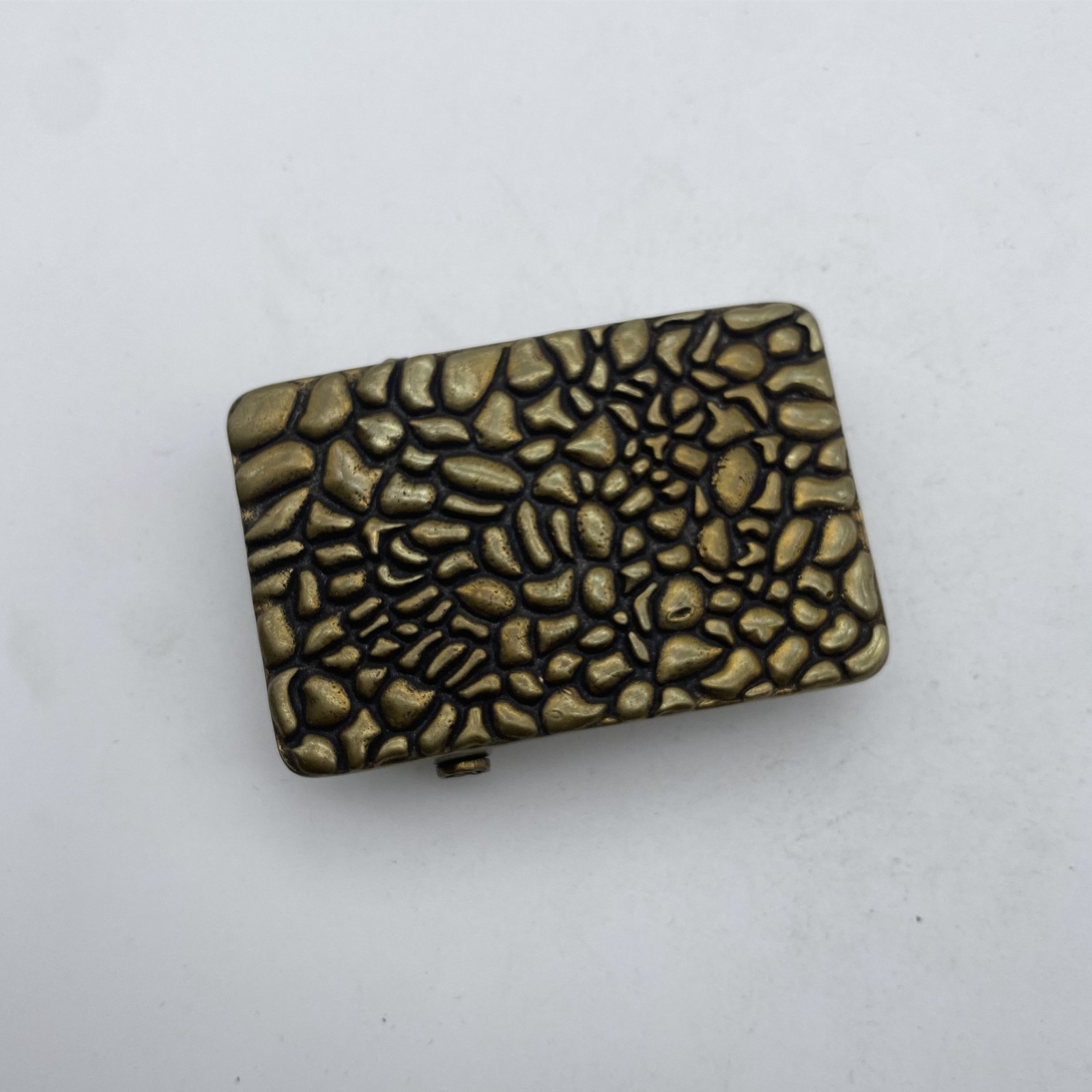 Antique Copper Casted Buckle,Retro Brass Plain Buckle