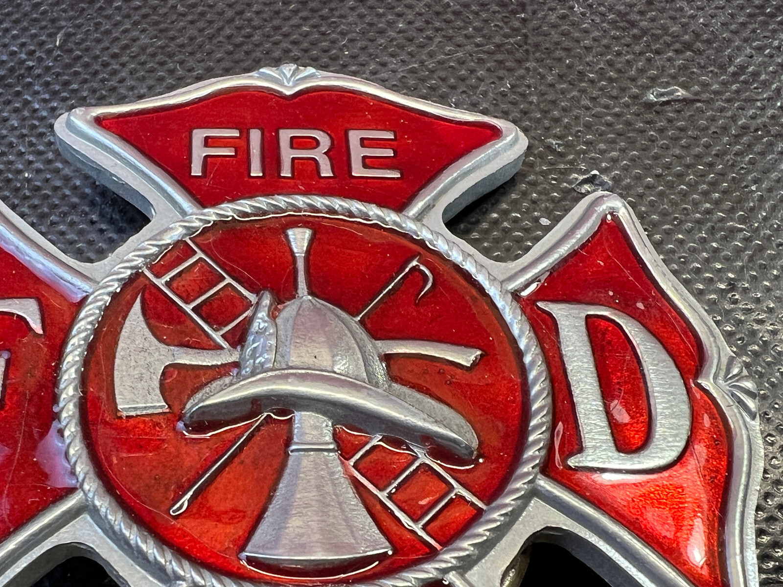 FIRE FIGHTER Metal Belt Buckle-EMT-Fits 1 5/8&Prime; Belt-3 Inches