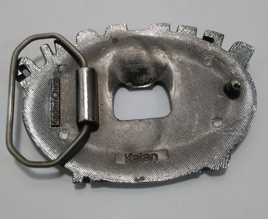 Beer Pong Champ Belt Buckle Bottle Opener Heavy Silvertone Metal Cup Ball Design