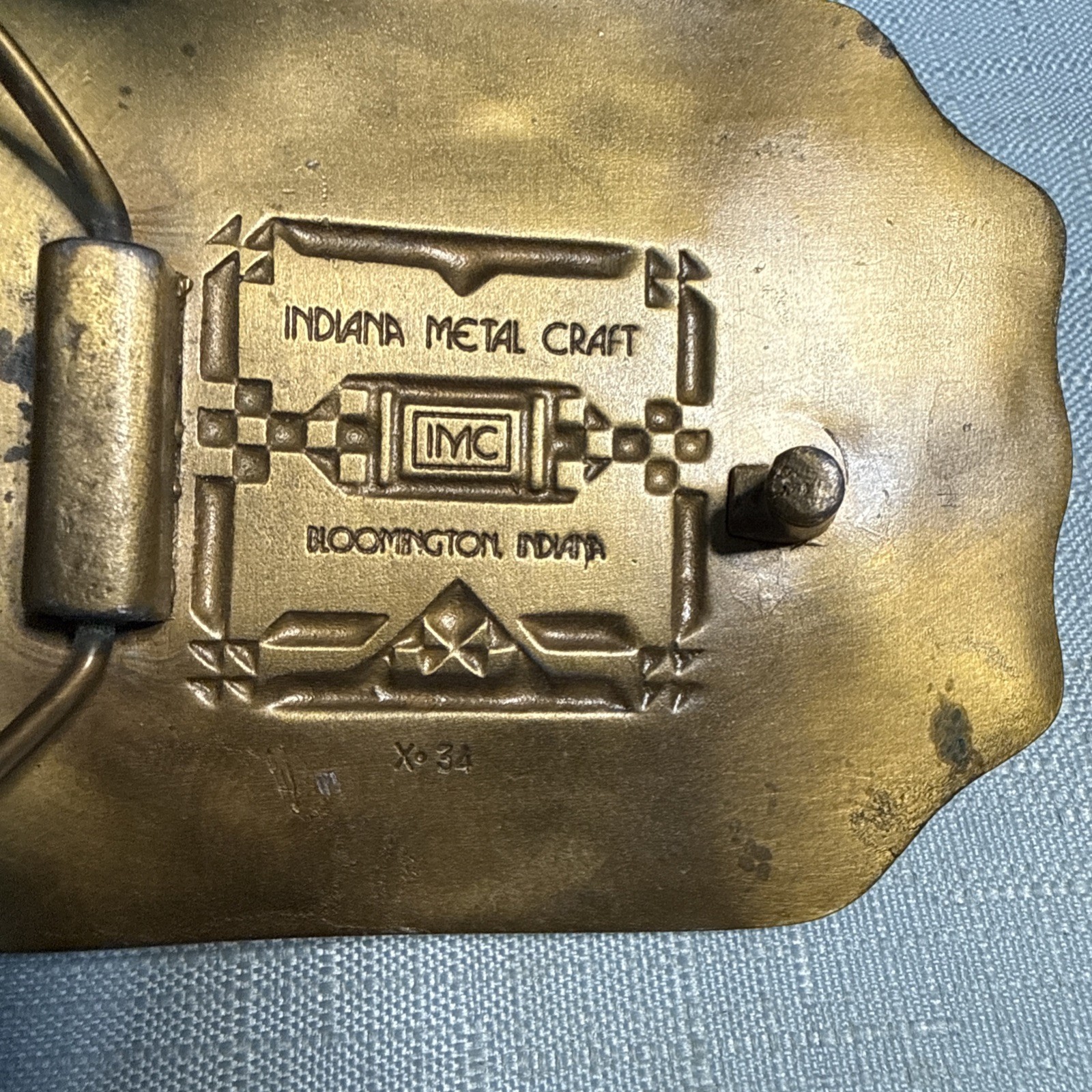 VTG Southern Comfort Vintage Belt Buckle Brass Metal Made In USA