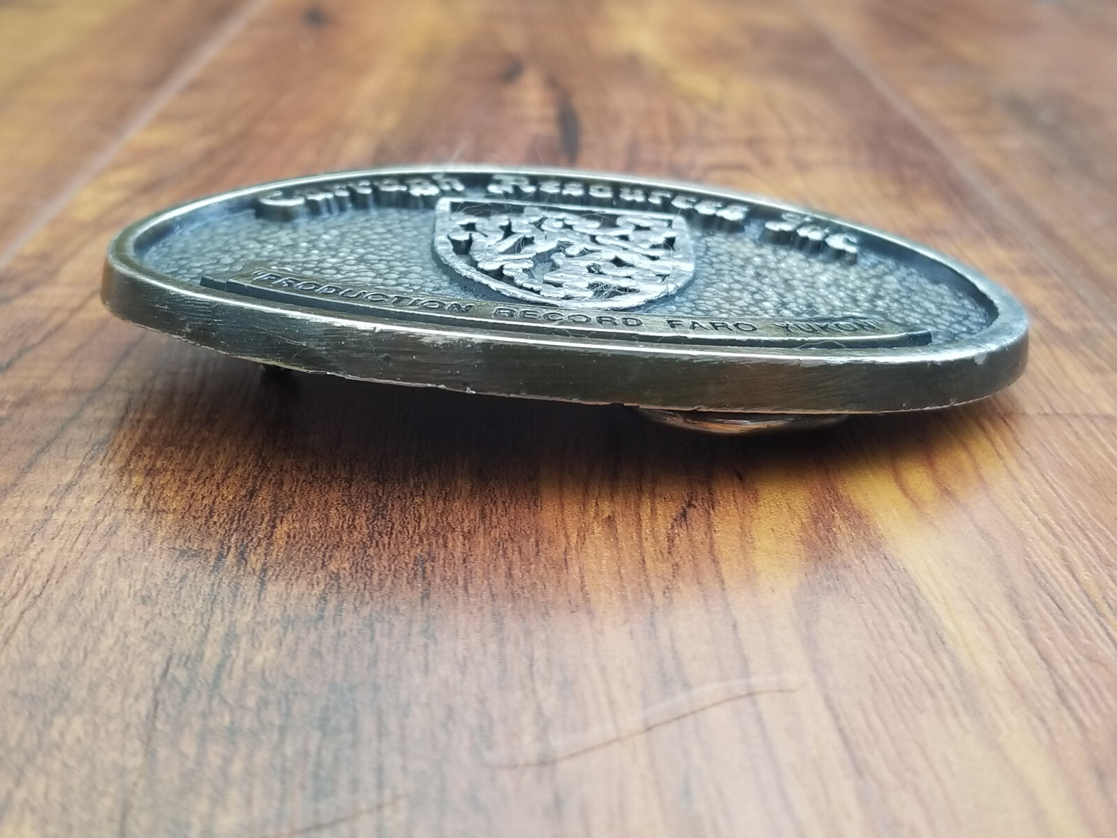 Curragh Resources Inc. Faro Yukon, Canada – Belt Buckle