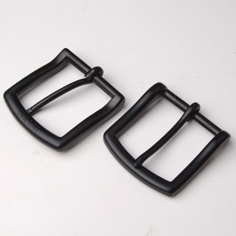 3.9cm Heavy Duty Single Prong Belt Buckle Black Metal Buckle Replacement