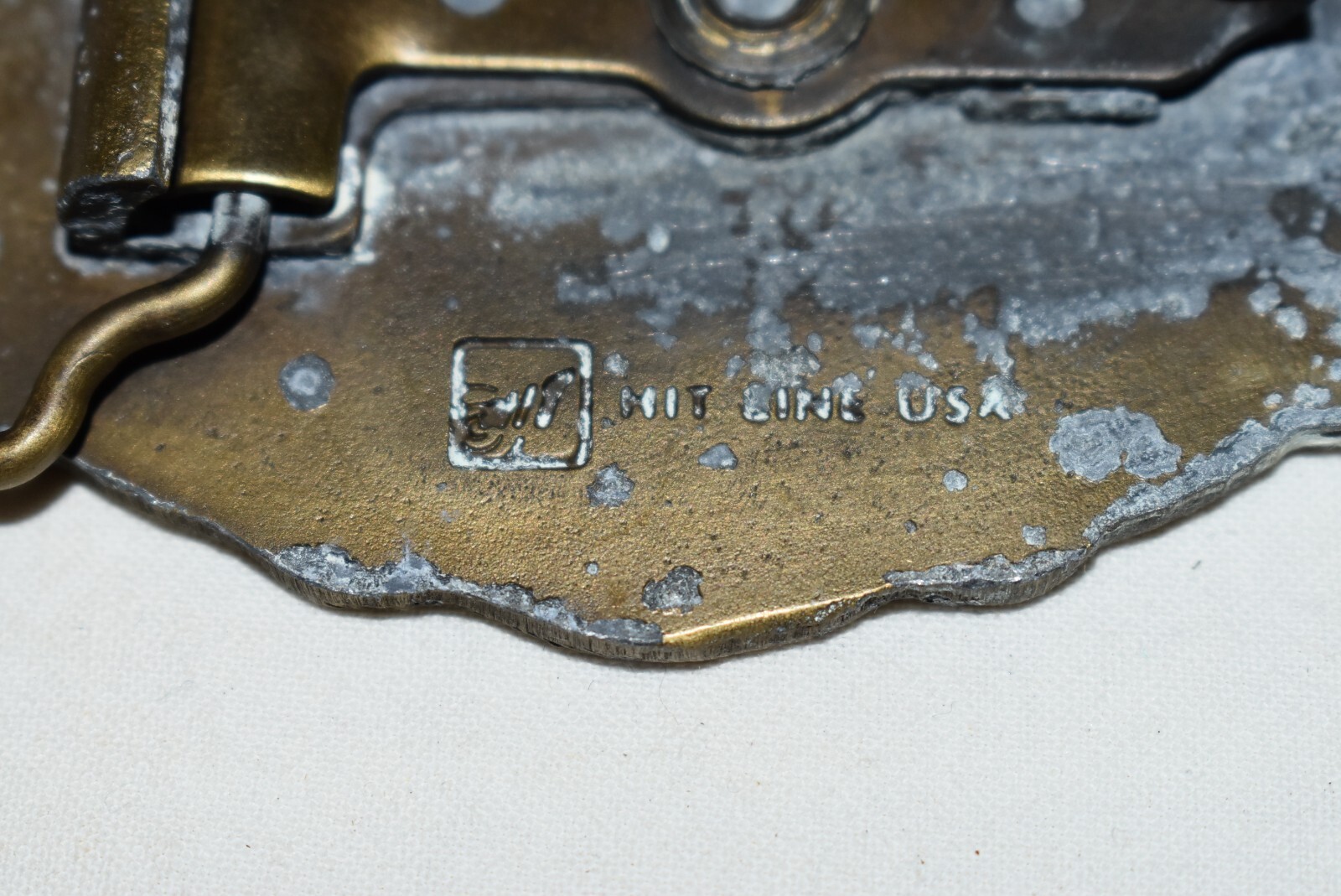 Vintage 1981 Limited Edition of 1100 HESSTON HWCA Local Brass BELT BUCKLE USA