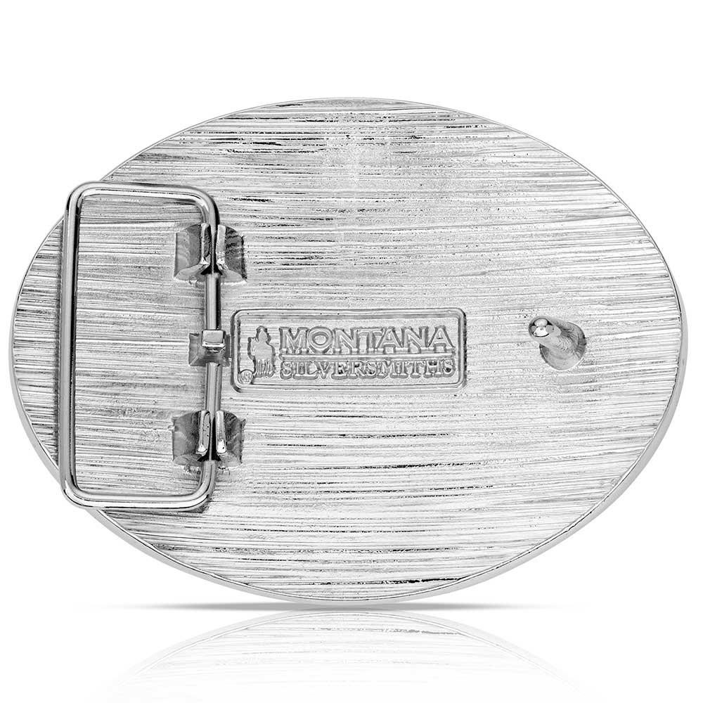 Montana Silversmiths Attitude Whiskey Ranch WR Whiskey Bent Western Belt Buckle
