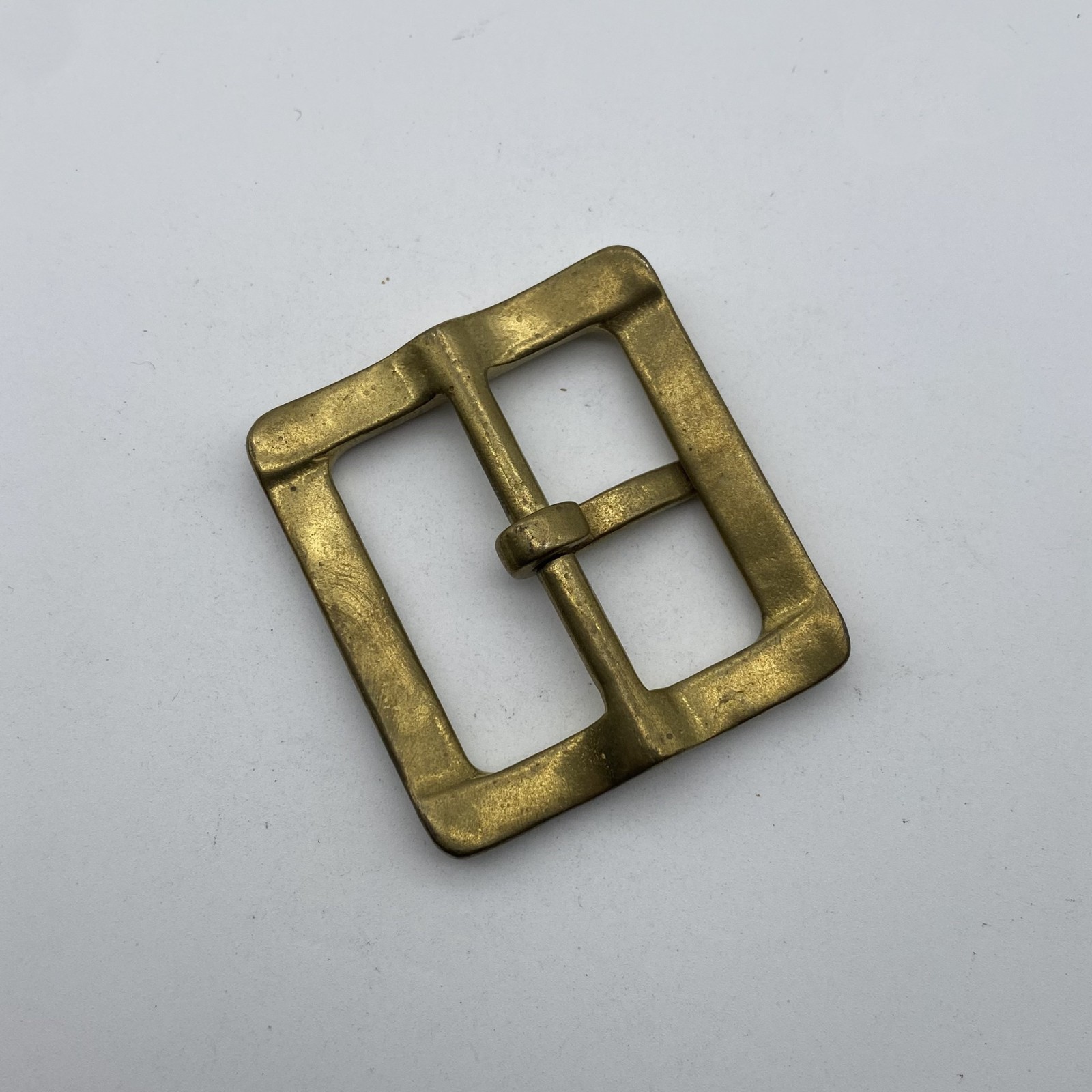 Brass Belt Buckle Copper Casted Leather Fastener Buckle