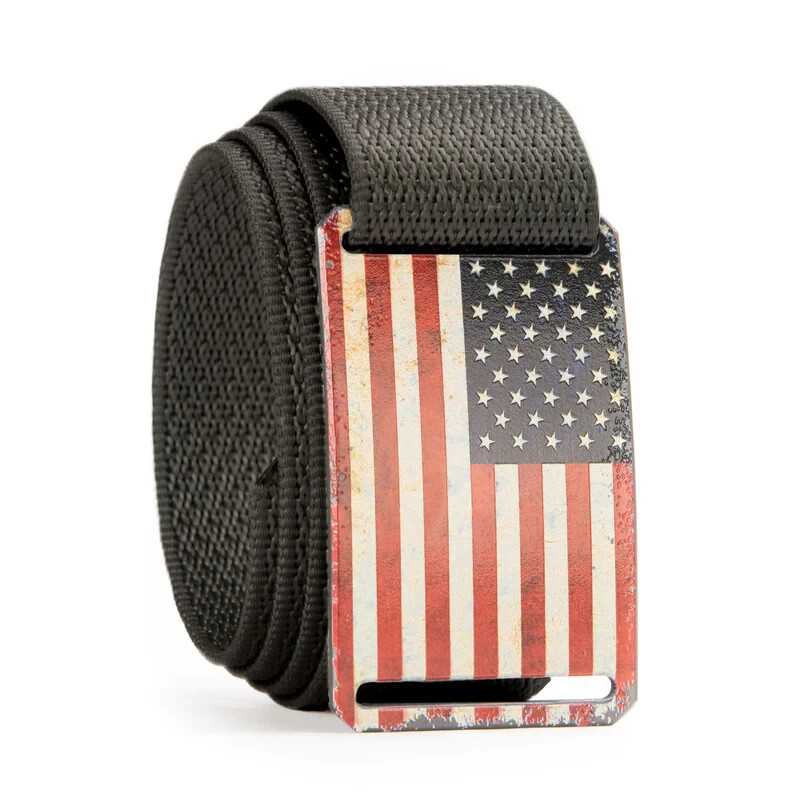 USA Colored Flag Buckle