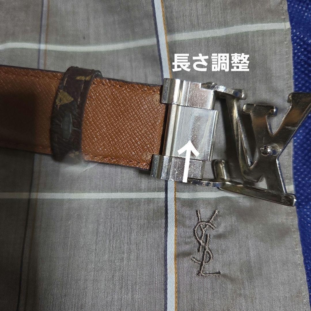 Louis Vuitton Pre-Owned Belt Monogram 3Cm Width Length 102 Buckle 5Cm