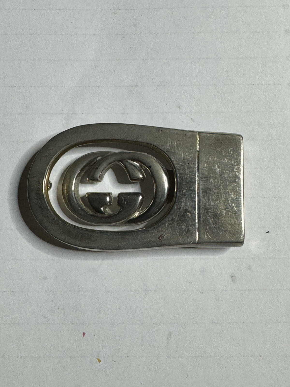GUCCI Interlocking Buckle PARFUMS MOD BREV 3cm x 5cm For Belt 2cm