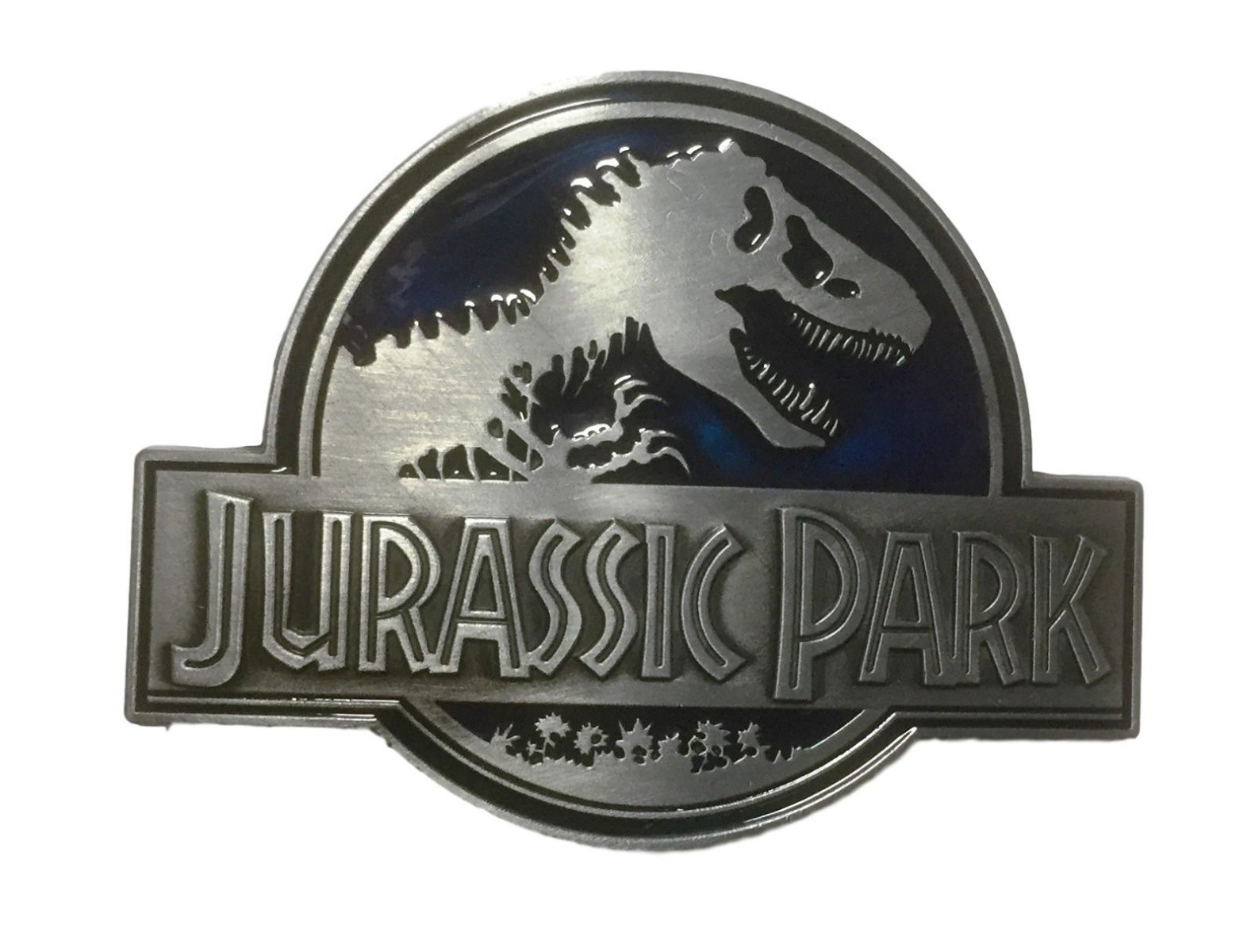 Jurassic Park Logo Novelty Metal Enamel Belt Buckle
