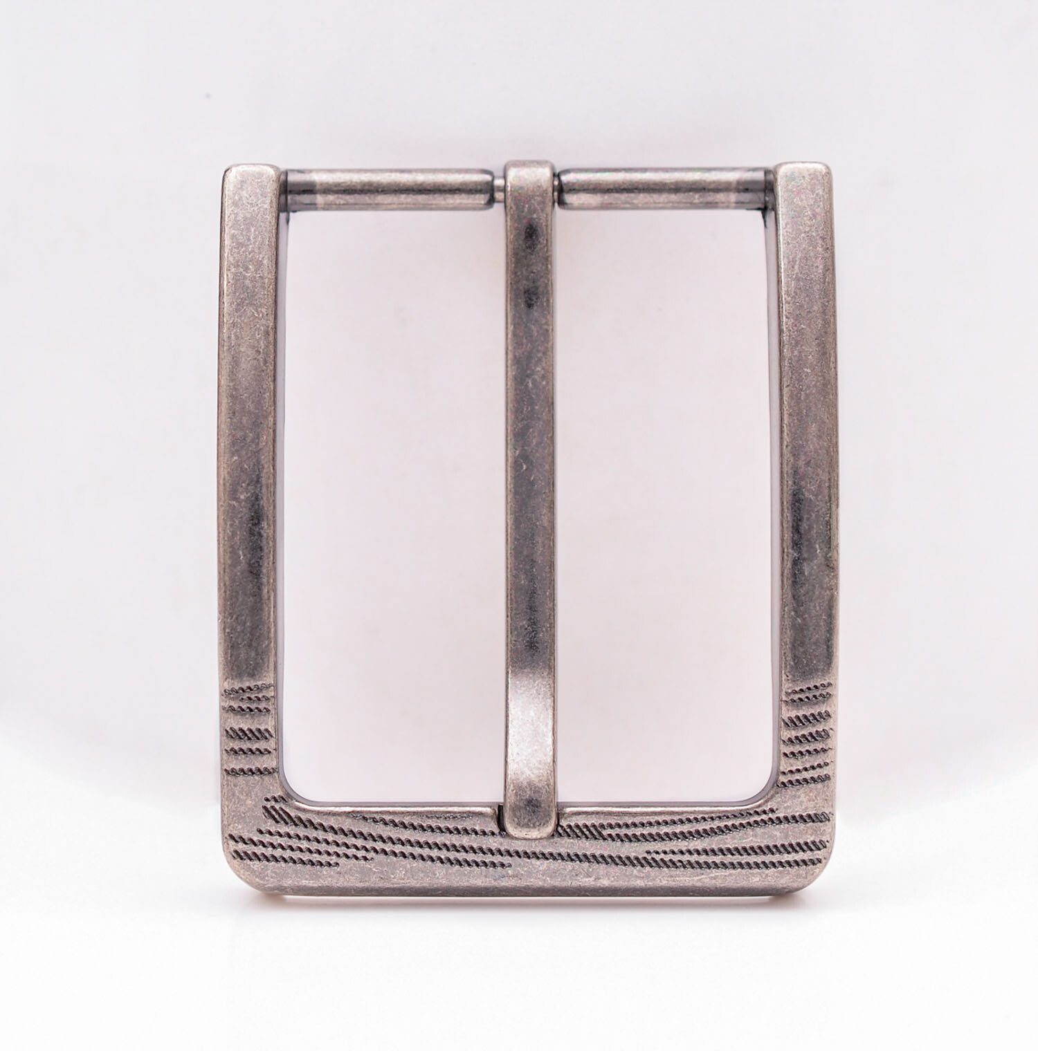 1-1/2&Prime; (40 mm) Nickel Free Single Prong Rectangular mens Belt Buckle Replacement
