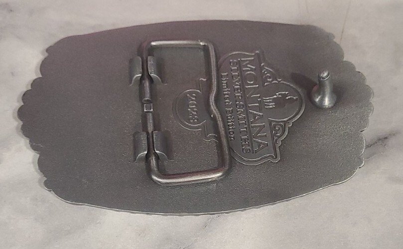 2023 PENDLETON WHISKY COWBOY RODEO BELT BUCKLE – MONTANA SILVERSMITHS – NEW