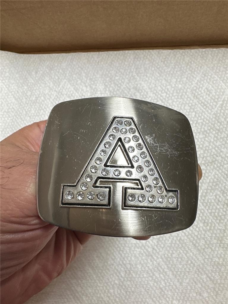 Vintage Blinged « A » Initial Belt Buckle with Stones