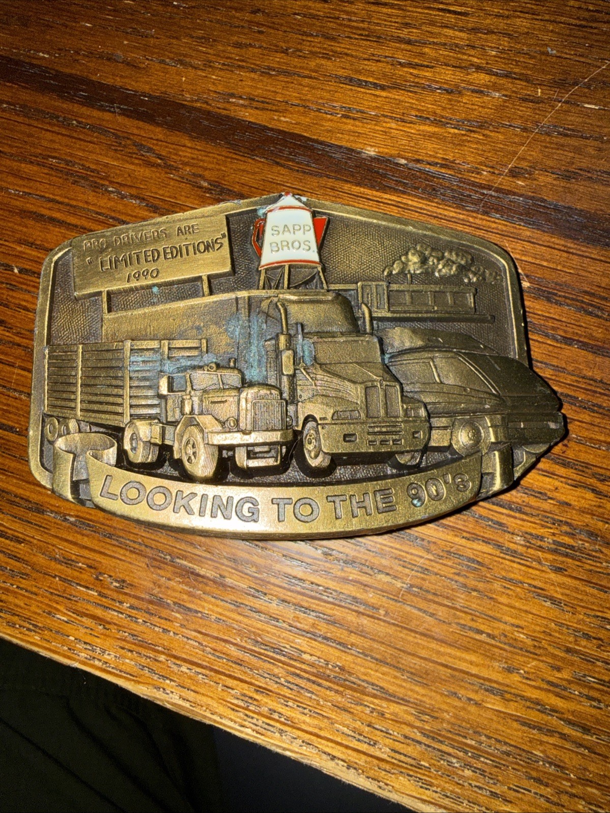 Vintage Sapp Brothers limited edition belt buckle #1453 out of 2500