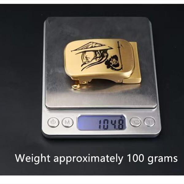 Men&rsquo;s automatic buckle belt buckle head pure copper men&rsquo;s belt head 3.5cm