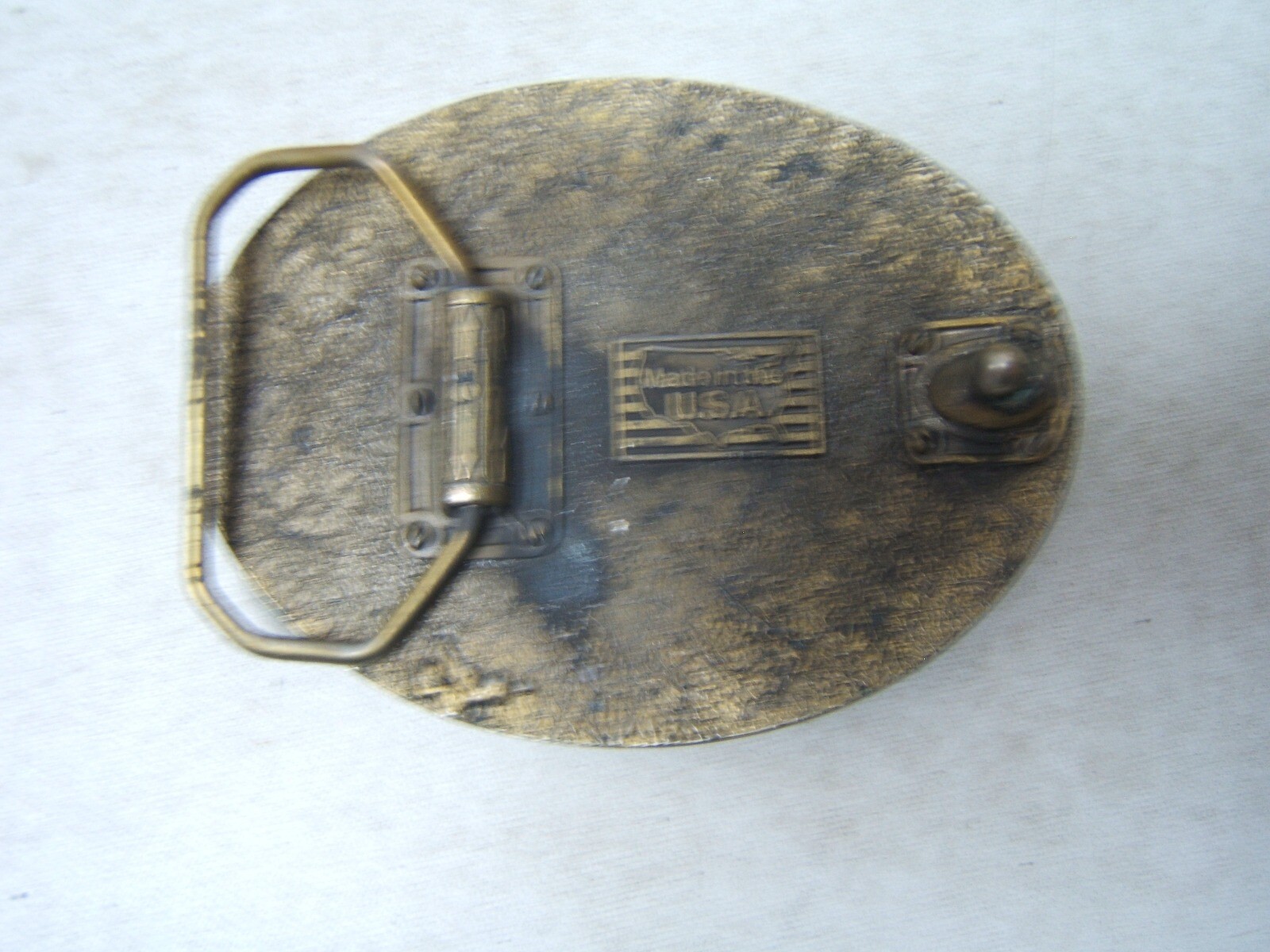 Montana Deer & Antelope Hunt NRA Whittington Center Brass Belt Buckle