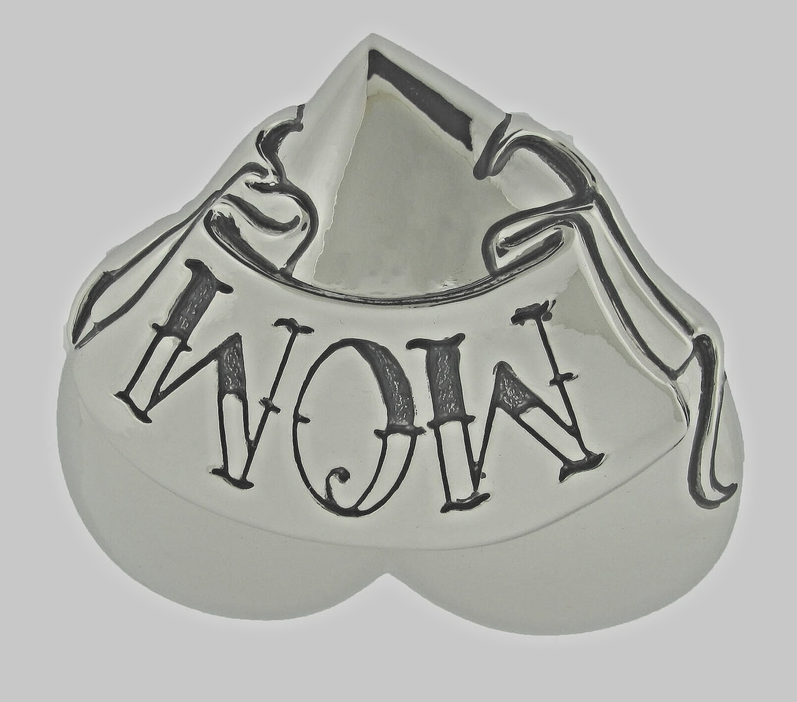 Best Mom Ever Belt Buckle Heart Shaped Mom Mother Day Gift Silver Metal Western