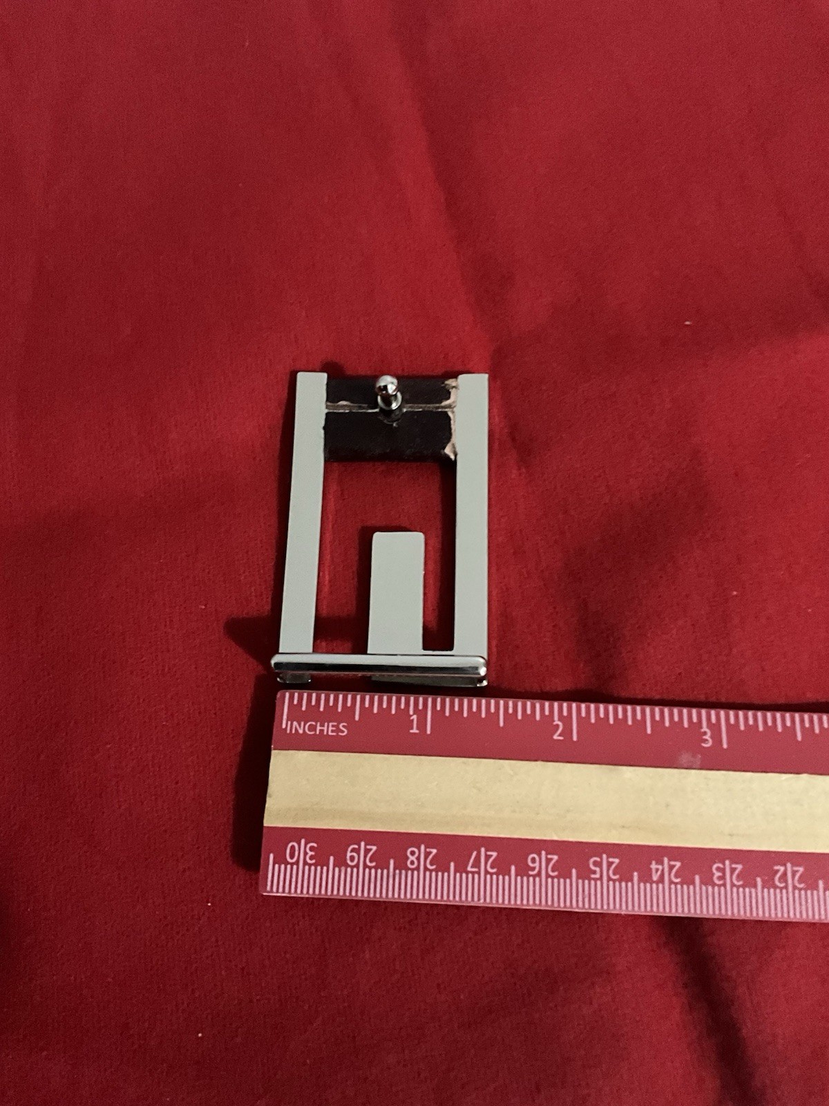 Vintage Gucci 90’s G Square Leather Belt Buckle