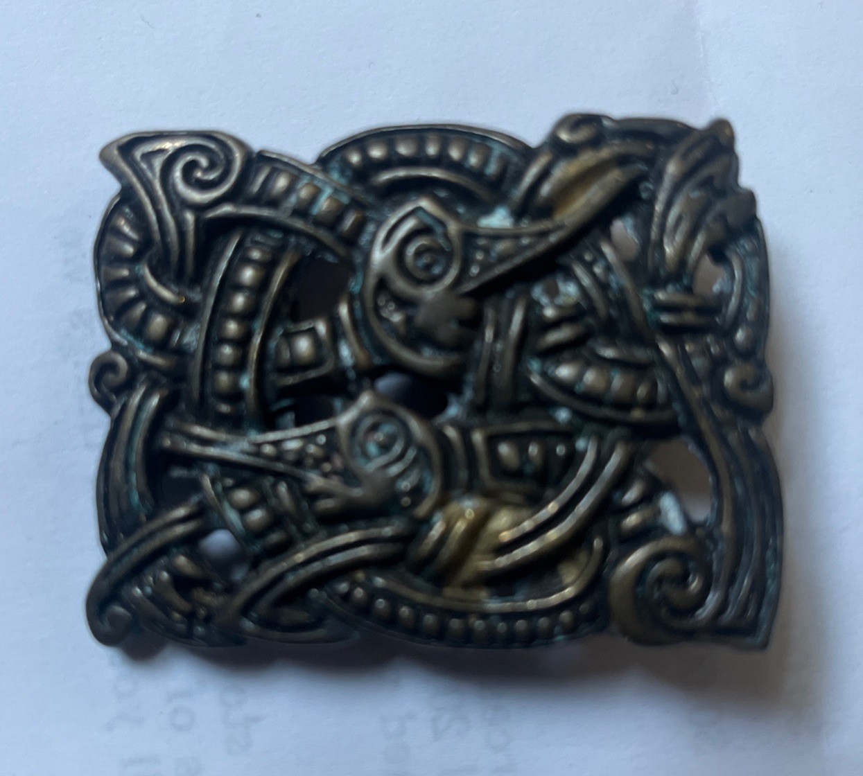 Metal Celtic Knot Belt Buckle