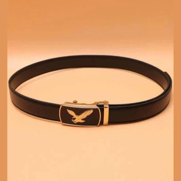 🦅 Men’s Eagle Automatic Buckle Belt – Precision Fit & Bold Western Style