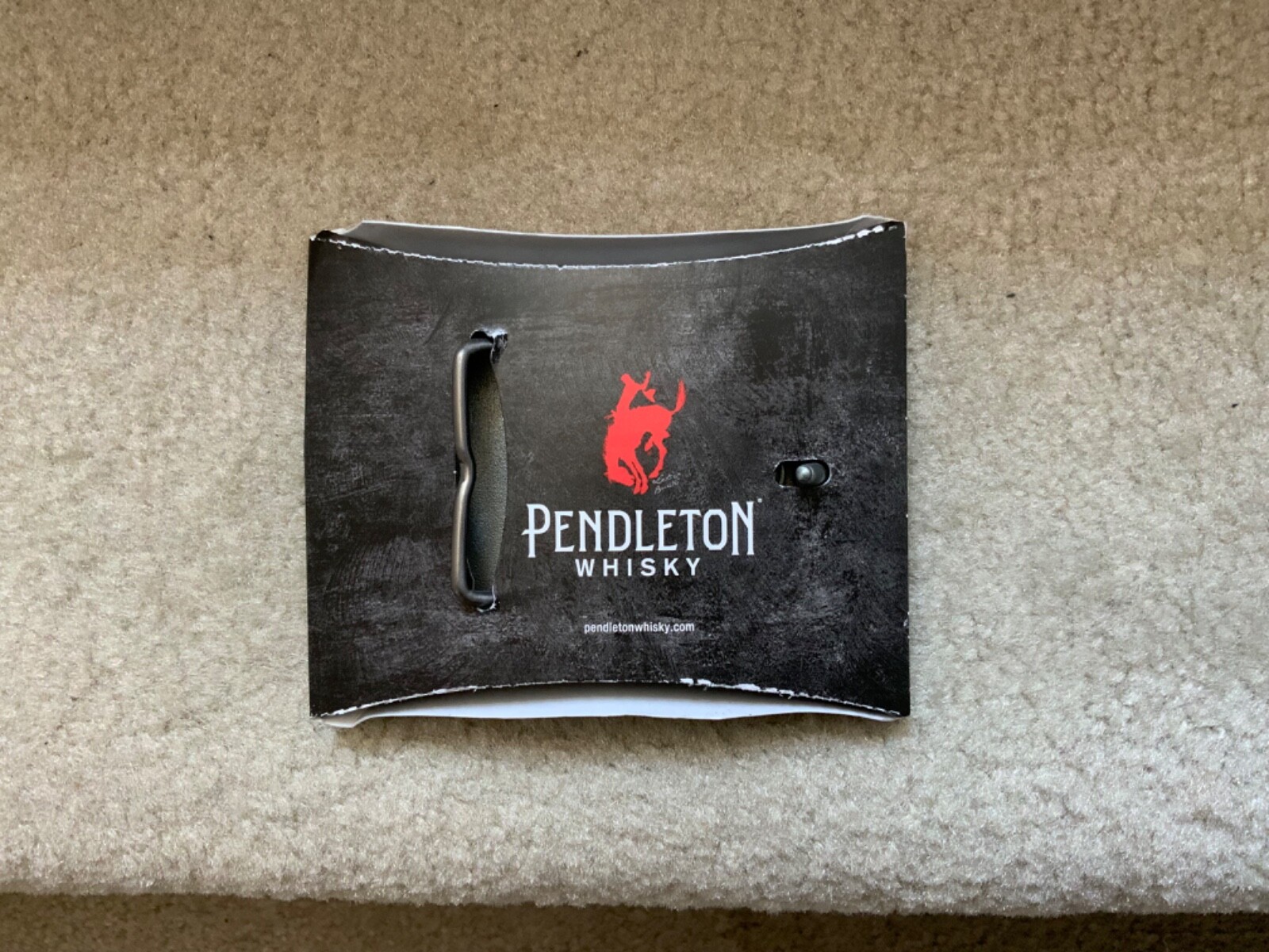 2023 Pendleton Whisky Let&rsquo;er Buck Belt Buckle Montana Silversmiths