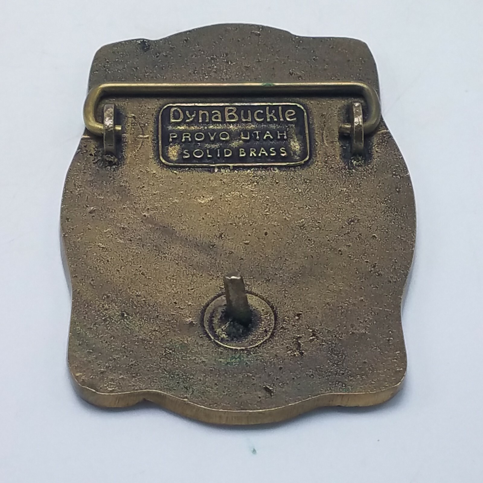 Vintage 1982 National AIr Races Championship Brass Belt Buckle RARE Dynabuckle
