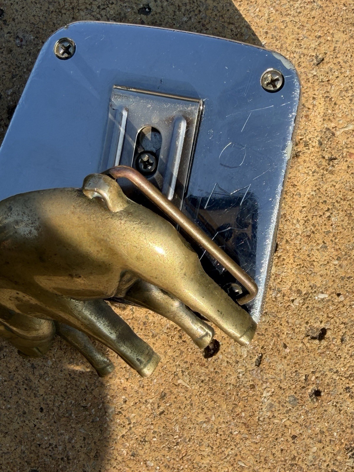 Vintage 1978 Baron Solid Brass Pig Swine Belt Buckle