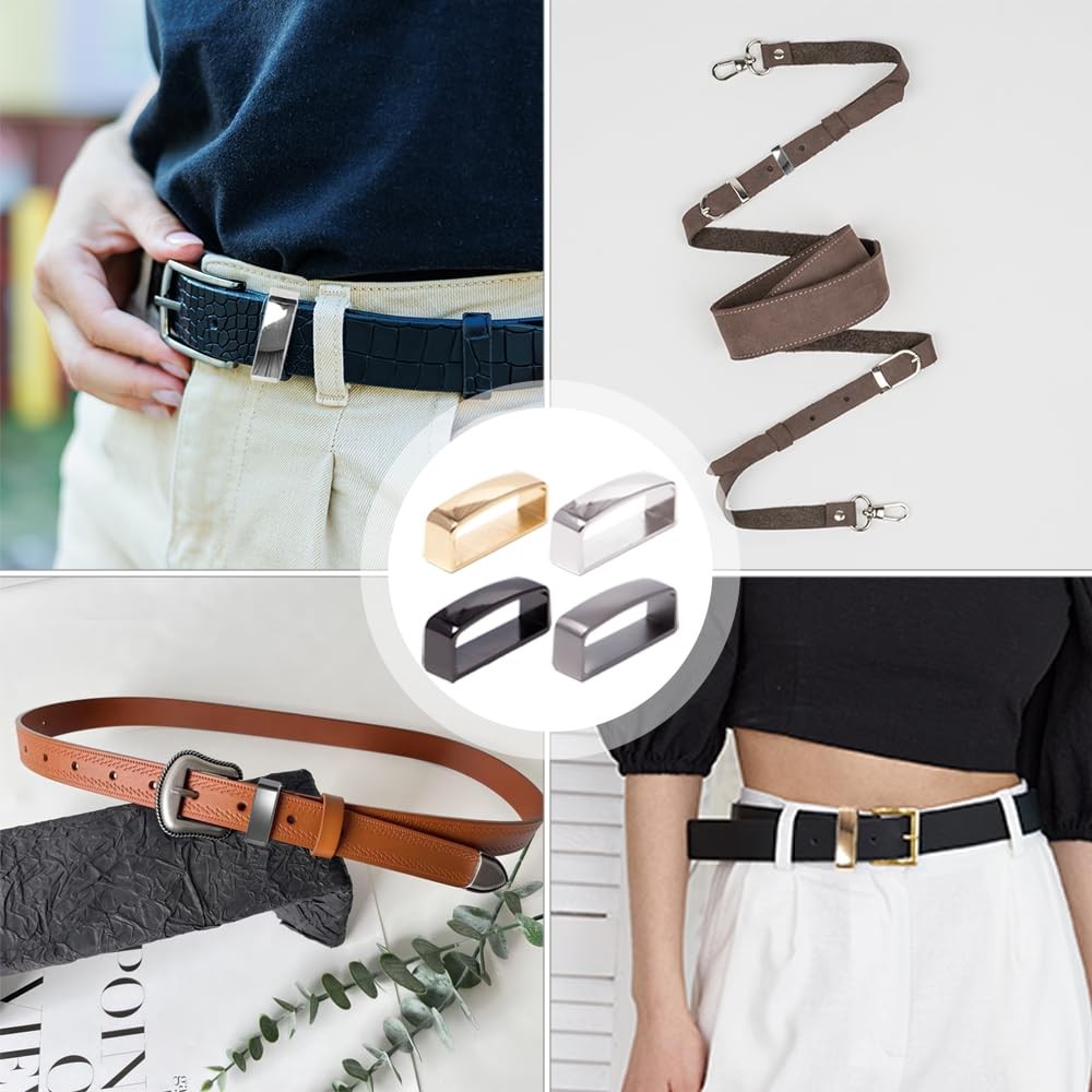 8pcs Belt Buckle Men&rsquo;s 40mm Belt Loop Holder Belt Loop made of Z…