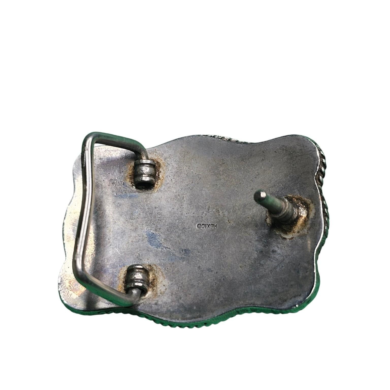 Western Style Men&rsquo;s Belt Buckle Silver Gold Cowboy Boots