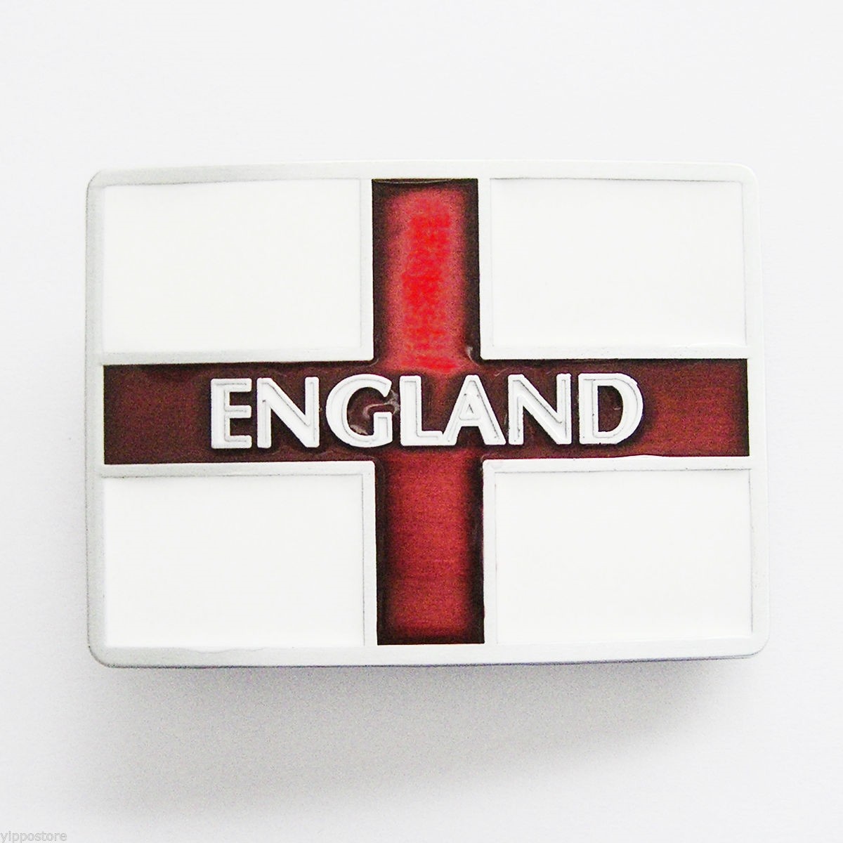 Flag of England St George&rsquo;s Cross Belt Buckle