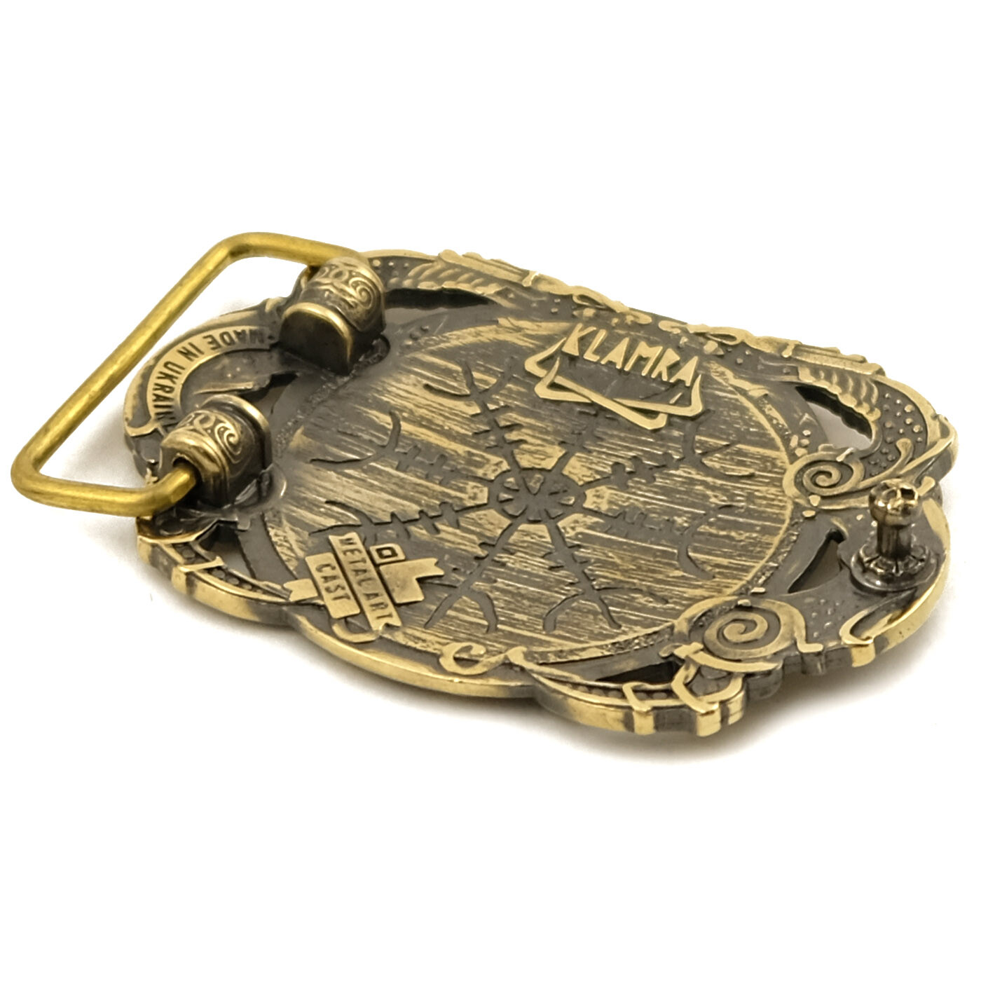 Helm of Awe belt buckle, Viking Helm of Terror Old Norse Scandinavian Pagan