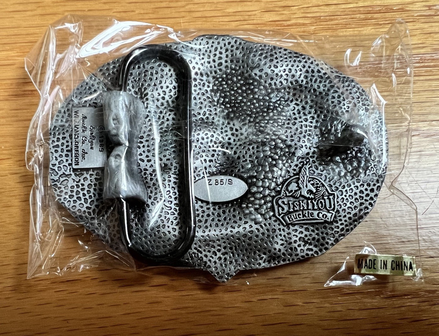 NEW Pewter Siskiyou Belt Buckle Cowboy Skull Blue Enamel – The Old West Western