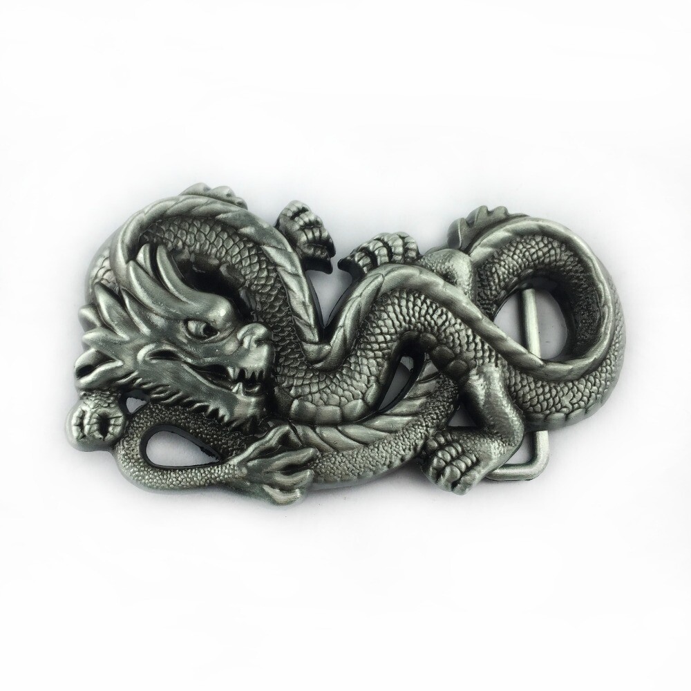 Chinese Dragon Western Cowboy Belt Buckle for Men & Women Fit 1.5in Belts