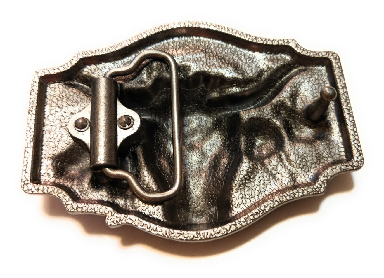 ✖ WESTERN STEER BULL Rope Cowboy Rodeo Style ✖ Belt Buckle ✖ Roping enamel USA