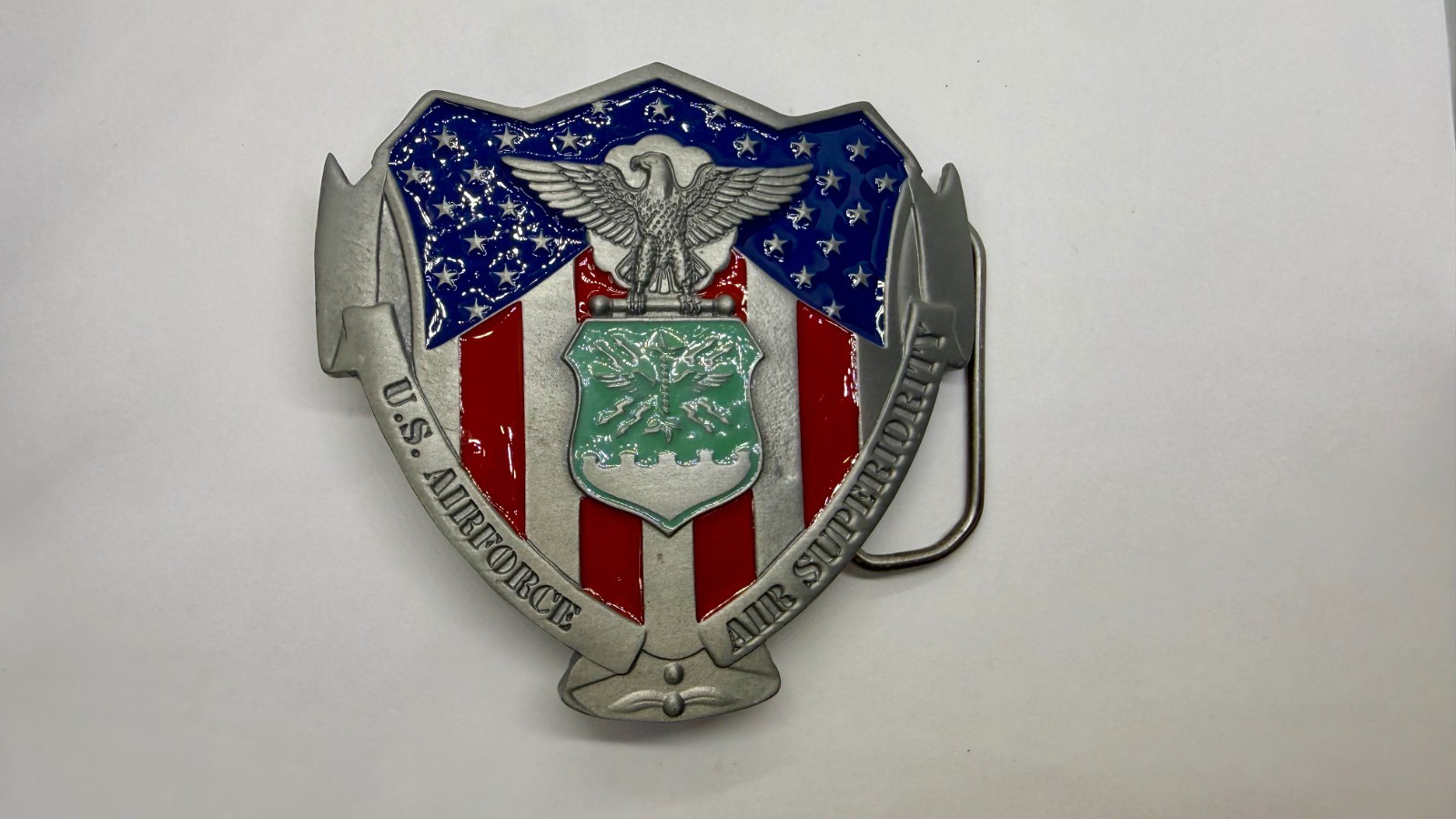 United States Air Force Superiority Eagle Great American Products Belt Buckle