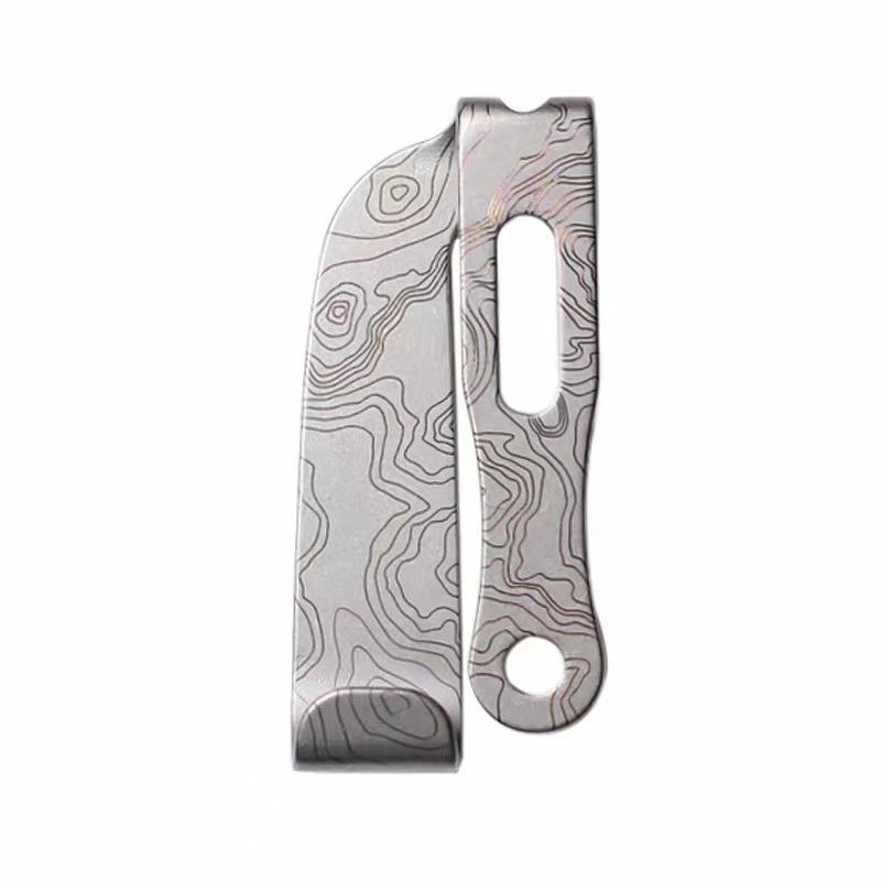 NEW Titanium Alloy Belt Clip Kydex Plate Clip Pocket Clip Waist Clip Hook Buckle