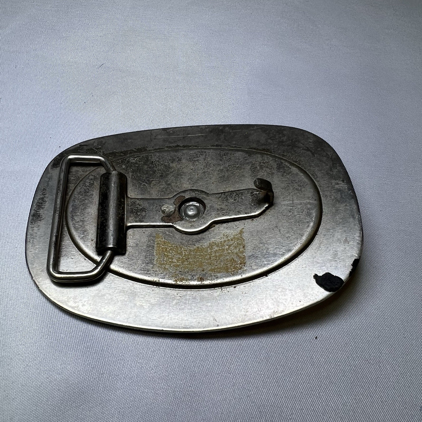 Reining Western Belt Buckle Rodeo Silver And Black