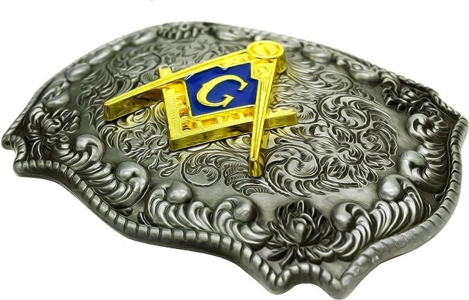 Masonic Belt Buckle Western Rodeo Fashion Unisex Belt Buckles Hebillas Vaqueras