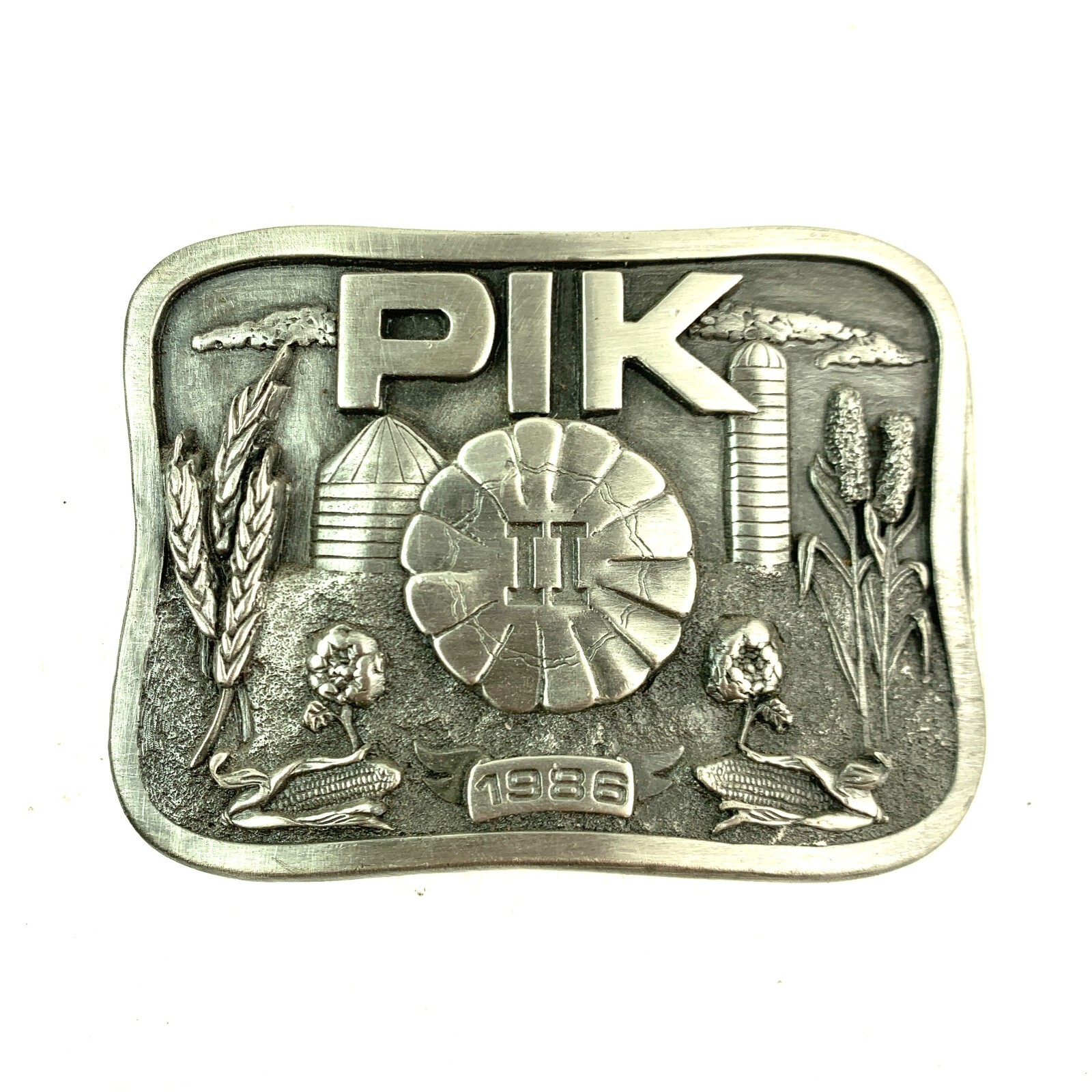 PIK II 1986 Metal Belt Buckle Iowa Premium & Specialty 492/5000