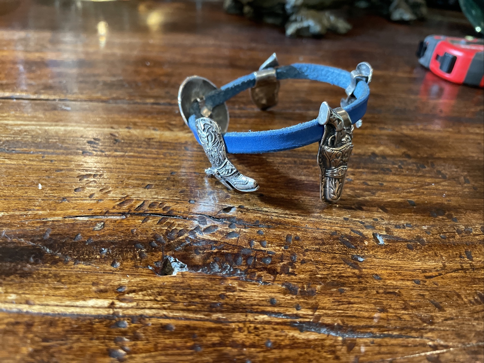 Western James Reid Style Sterling Silver Concho Cuff Fits 7.5” Wrist 🐂✅