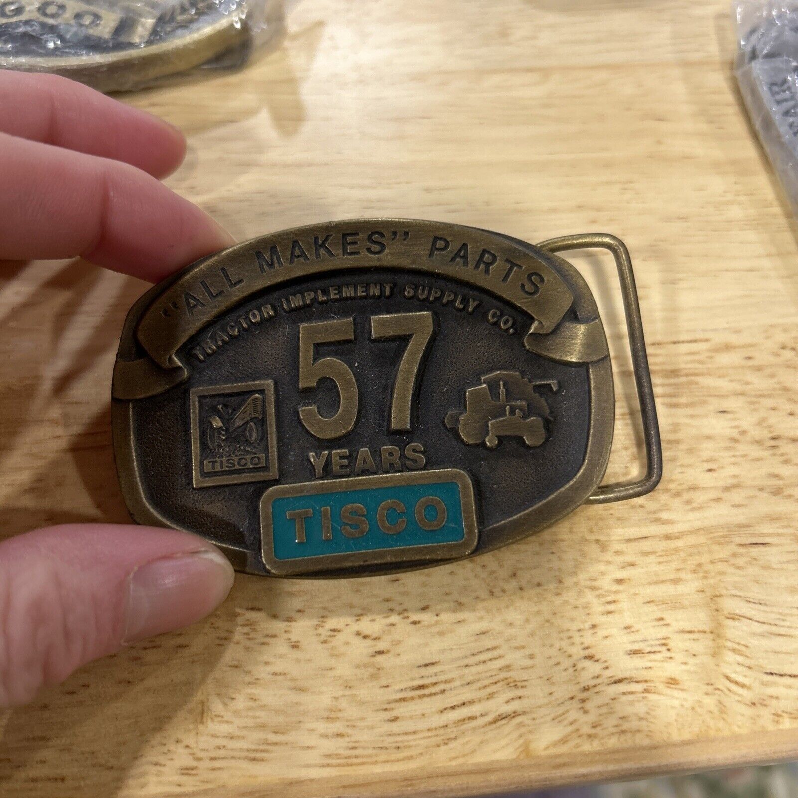Tisco Spec-Cast Tractor Implement Supply Co 57 Years Limited Edition Belt Buckle