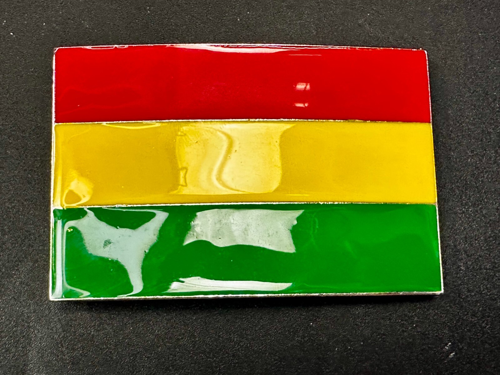 Reggae Flag Rasta Bob Marley Rastafarian Country Culture Patriotic Belt Buckle