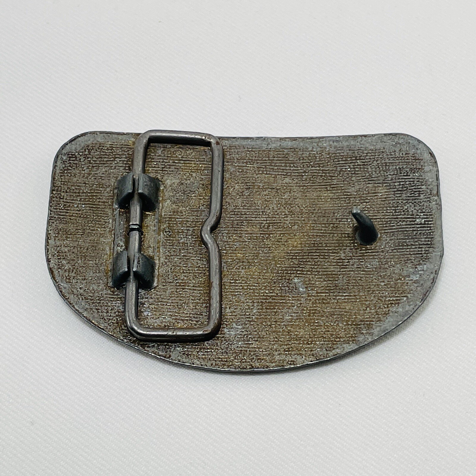 Vintage Raleigh Lights Belt Buckle Men Truck Semi Vehicle Transportation Silver