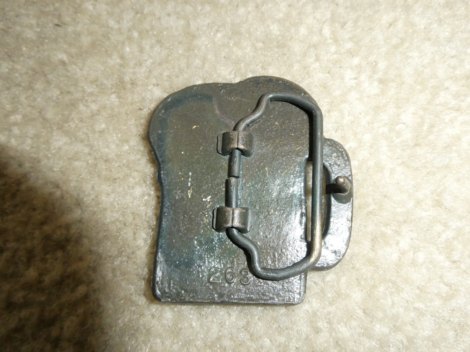 Vintage Brass Beer Mug Belt Buckle 2 1/4&Prime; Wide