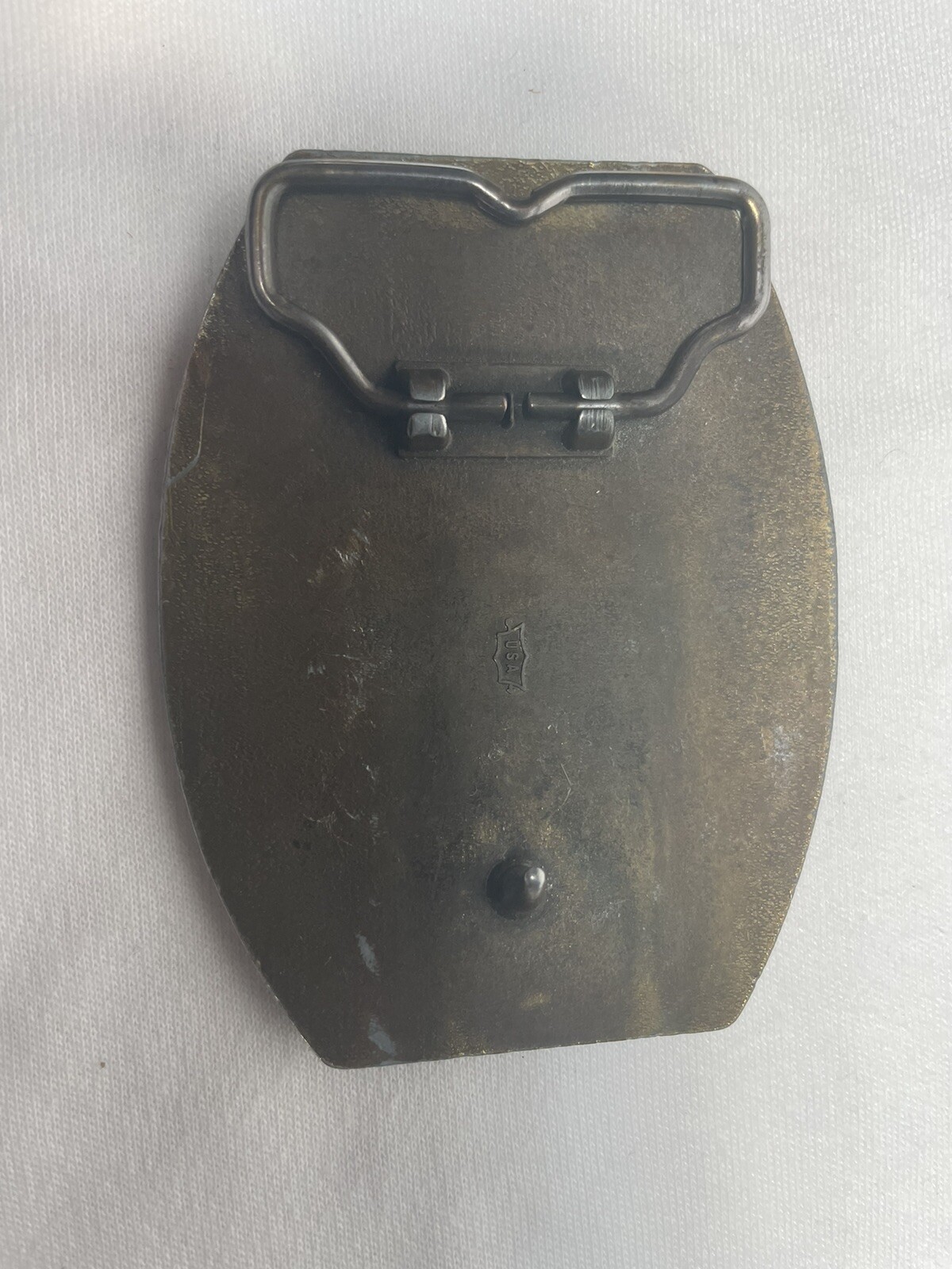 NRA Whittington Center 15 Years 1973-1988 Wagon Shooter Buck Belt Buckle Vintage