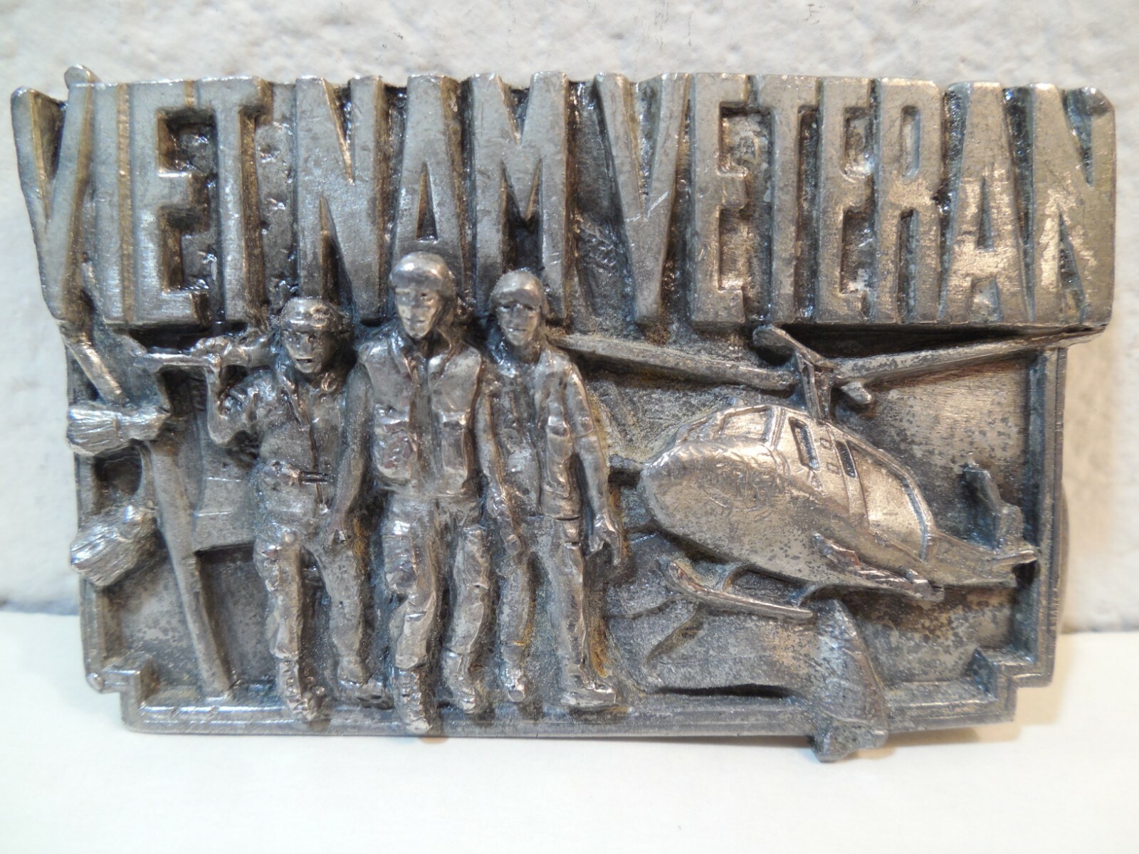 1983 Bergamot Brass Works Vietnam Veteran Belt Buckle ~ Made In USA