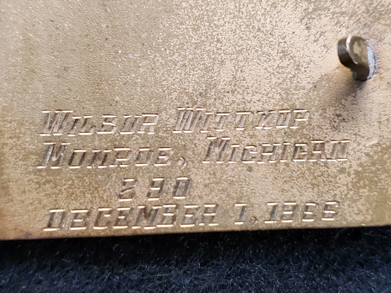 Vintage American Bowling « Eleven-In-A-Row Award » Belt Buckle