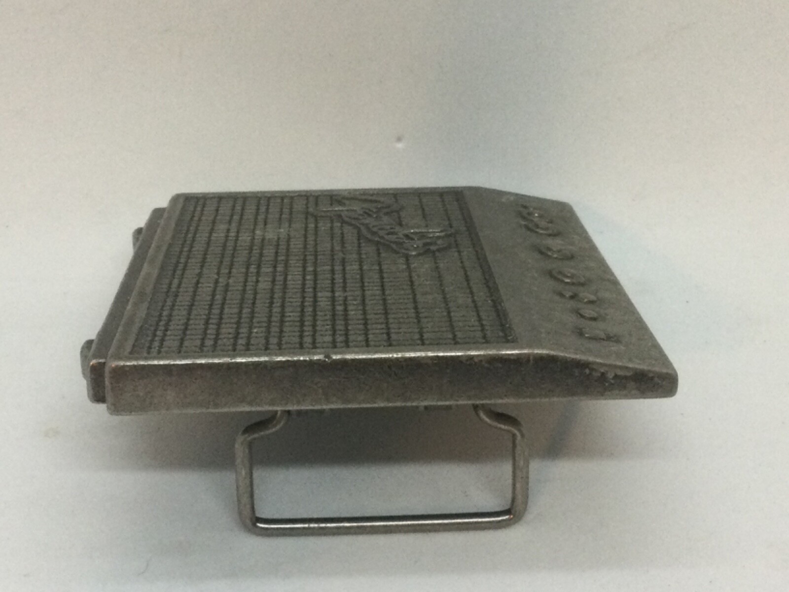 FENDER guitar amplifier belt buckle 3 1/2”x 3 1/8&Prime;
