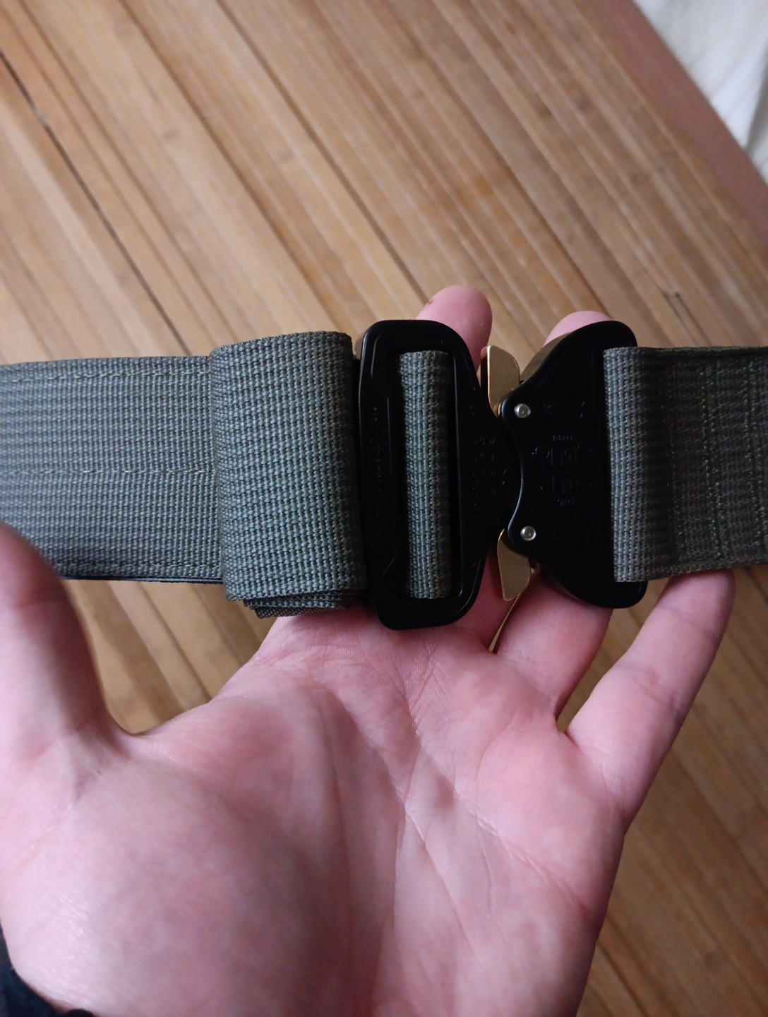 AustriAlpin Cobra Belt Buckle And Belt 48 Inches Military
