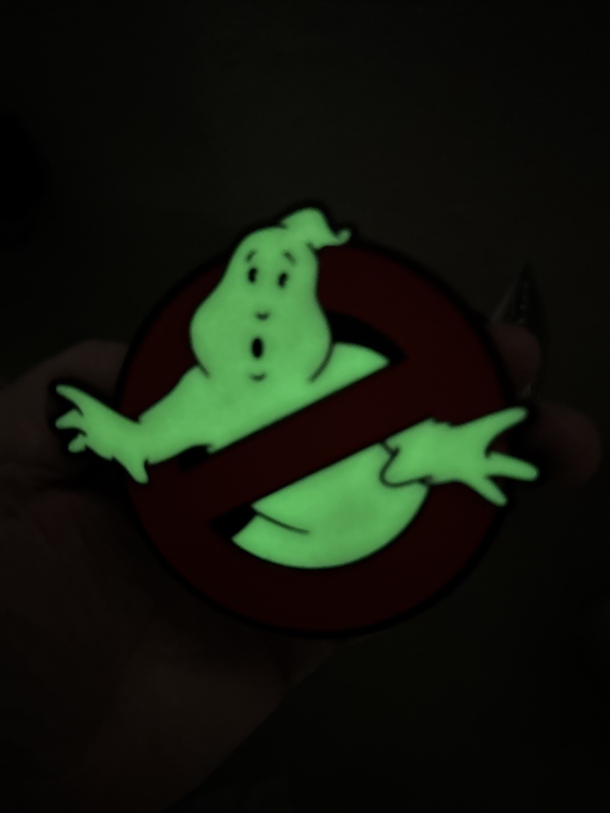 Ghostbusters Logo 25th Anniversary Glow In The Dark Belt Buckle 2009 NewWith Tag